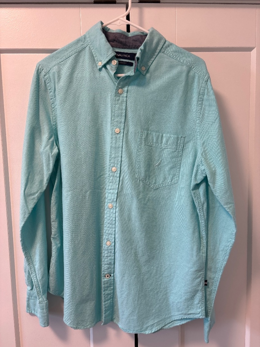 Nautica Mint Green Oxford Buttondown Shirt - Picture 1 of 3